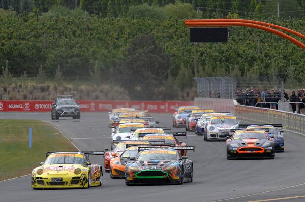 First-ever race at Highlands with the exotic Australian GT field in action
